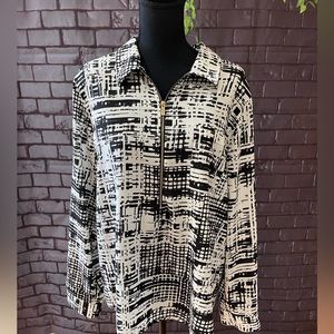 Calvin Klein blouse fantastic print.